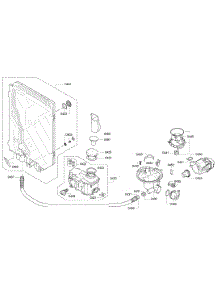 Pump Assembly parts for Bosch Dishwasher S47KMK35UC/25 from AppliancePartsPros.com