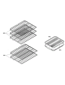 Shelfs Assembly parts for Bosch Wall Oven HBN3520UC/03 from AppliancePartsPros.com