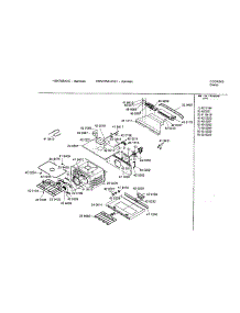 Lower Cavity parts for Bosch Wall Oven HBN765AUC/01 from AppliancePartsPros.com