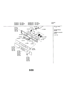 Fascia Panel parts for Bosch Wall Oven HBL436AUC/01 from AppliancePartsPros.com