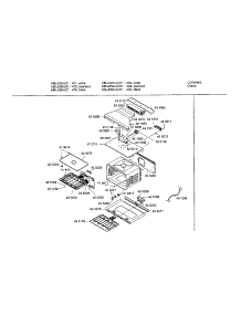 Cavity parts for Bosch Wall Oven HBL436AUC/01 from AppliancePartsPros.com