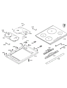 Panel Assembly parts for Bosch Cooktop NIT5065UC/01 from AppliancePartsPros.com