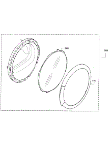 Door parts for Bosch Dryer WTB86200UC/07 from AppliancePartsPros.com