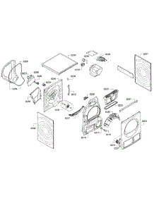 Frame parts for Bosch Dryer WTG86402UC/02 from AppliancePartsPros.com