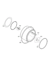 Drum Assembly parts for Bosch Dryer WTB86200UC/02 from AppliancePartsPros.com