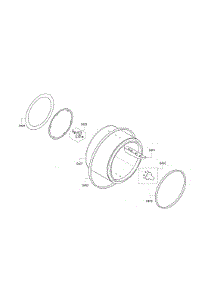 Drum Assembly parts for Bosch Dryer WTB86201UC/01 from AppliancePartsPros.com