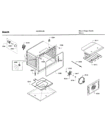 Oven Assembly parts for Bosch Range HEI8054U/06 from AppliancePartsPros.com