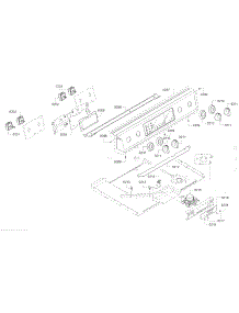 Control Panel parts for Bosch Range HEI8054U/05 from AppliancePartsPros.com