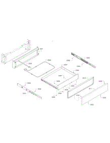 Drawer parts for Bosch Range HEI8054U/05 from AppliancePartsPros.com