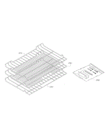 Rack parts for Bosch Range HEI8054U/05 from AppliancePartsPros.com