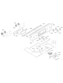 Control Panel parts for Bosch Range HEI8054U/04 from AppliancePartsPros.com