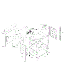 Frame parts for Bosch Range HEI8054U/04 from AppliancePartsPros.com