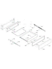 Drawer parts for Bosch Range HEI8054U/04 from AppliancePartsPros.com