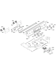 Control Panel parts for Bosch Range HEI8054U/03 from AppliancePartsPros.com