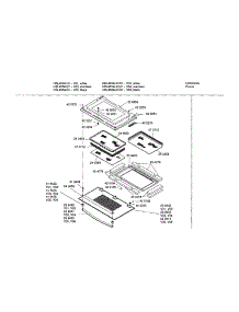 Door parts for Bosch Wall Oven HBL436AUC/01 from AppliancePartsPros.com