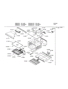 Lower Cavity parts for Bosch Wall Oven HBN452AUC/01 from AppliancePartsPros.com