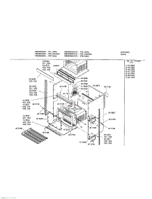 Lower Body parts for Bosch Wall Oven HBN456AUC/01 from AppliancePartsPros.com