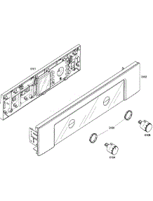 Control Panel parts for Bosch Wall Oven HBN5460UC/01 from AppliancePartsPros.com