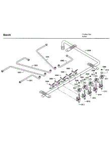 Manifold parts for Bosch Cooktop NGM8654UC/04 from AppliancePartsPros.com