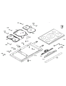 Panel Assembly parts for Bosch Cooktop NIT5665UC/01 from AppliancePartsPros.com