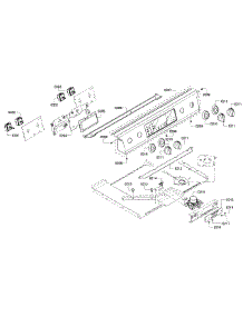 Control Panel parts for Bosch Range HEI8054U/02 from AppliancePartsPros.com