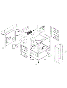 Frame parts for Bosch Range HEI8054U/02 from AppliancePartsPros.com