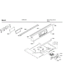 Control Panel parts for Bosch Range HIIP054U/03 from AppliancePartsPros.com