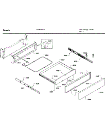 Drawer parts for Bosch Range HIIP054U/03 from AppliancePartsPros.com