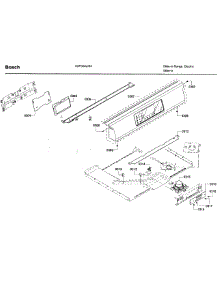 Control Panel parts for Bosch Range HIIP054U/04 from AppliancePartsPros.com