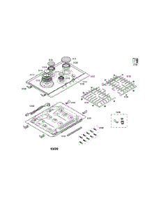 Cooktop parts for Bosch Cooktop PCK755UC/01 from AppliancePartsPros.com