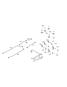 Manifold  /  Valve  /  Tubing parts for Bosch Cooktop NGT946UC/01 from AppliancePartsPros.com
