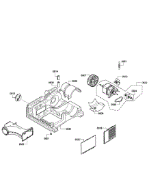 Motor Assembly parts for Bosch Dryer WTV76100US/10 from AppliancePartsPros.com