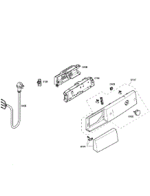 Control Panel parts for Bosch Dryer WTV76100US/03 from AppliancePartsPros.com