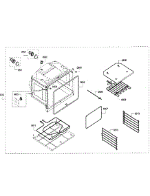 Cavity 2 parts for Bosch Wall Oven HBN5620UC/01 from AppliancePartsPros.com