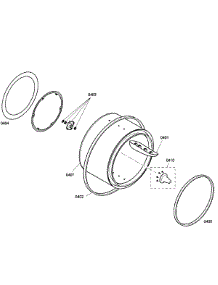 Drum parts for Bosch Dryer WTV76100US/03 from AppliancePartsPros.com