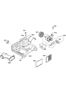 Motor Assembly parts for Bosch Dryer WTV76100US/07 from AppliancePartsPros.com