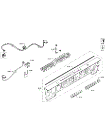 Control Panel parts for Bosch Dishwasher SHX5AVF5UC/01 from AppliancePartsPros.com