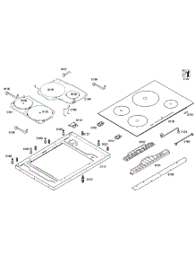 Panel Assembly parts for Bosch Cooktop NIT3065UC/01 from AppliancePartsPros.com