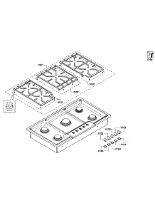 Control Assembly parts for Bosch Cooktop NGM3654UC/01 from AppliancePartsPros.com