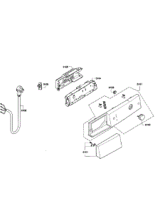 Control Panel parts for Bosch Dryer WTV76100US/08 from AppliancePartsPros.com