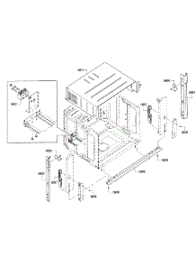 Frame parts for Bosch Wall Oven HSLP451UC/01 from AppliancePartsPros.com