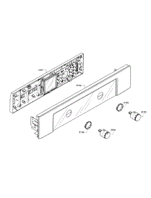 Control Panel parts for Bosch Wall Oven HBL5720UC/09 from AppliancePartsPros.com
