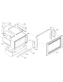 Frame parts for Bosch Wall Oven HBL5720UC/09 from AppliancePartsPros.com
