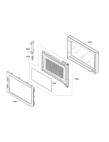 Door parts for Bosch Wall Oven HBL5720UC/09 from AppliancePartsPros.com