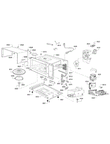 Microwave Assembly parts for Bosch Wall Oven HBL5720UC/09 from AppliancePartsPros.com