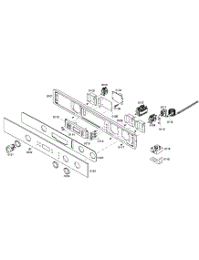 Control Panel parts for Bosch Wall Oven HBN645AUC/01 from AppliancePartsPros.com
