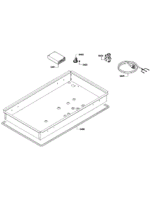 Cabinet parts for Bosch Cooktop NGM3654UC/01 from AppliancePartsPros.com
