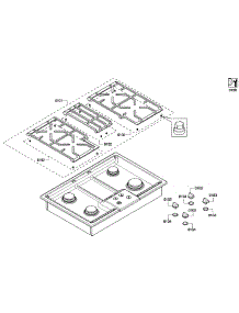Control Assembly parts for Bosch Cooktop NGM3054UC/01 from AppliancePartsPros.com