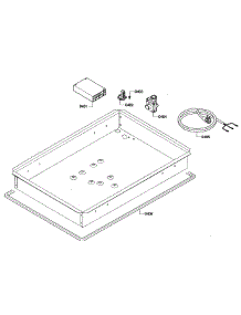 Cabinet parts for Bosch Cooktop NGM3054UC/01 from AppliancePartsPros.com
