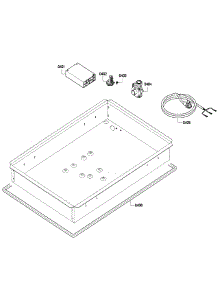Cabinet parts for Bosch Cooktop NGM5064UC/04 from AppliancePartsPros.com